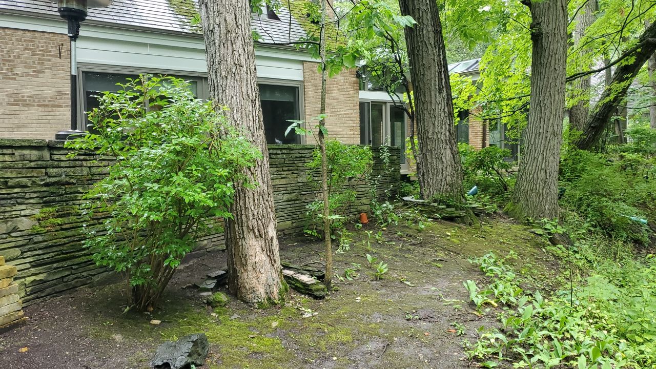 Bluestone patio cleaning by Northern Power Washing LLC.