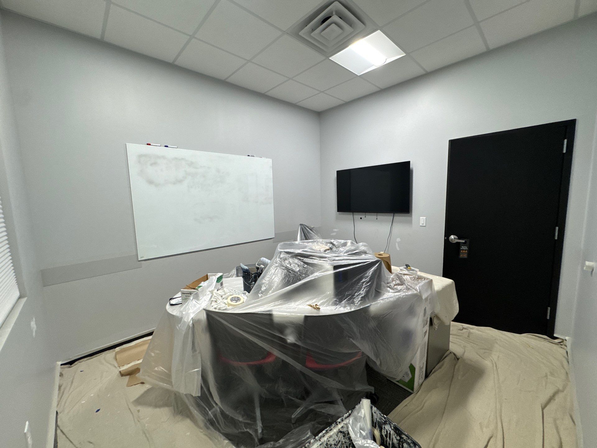 Commercial Interior Repaint Office & Warehouse by Midwest Paint LLC