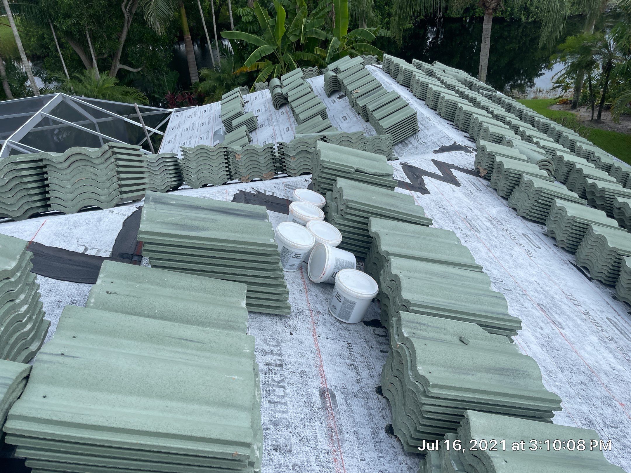 Residential Roofing Installation using Eagle Roofing Tile by BLUES BROTHERS ROOFING