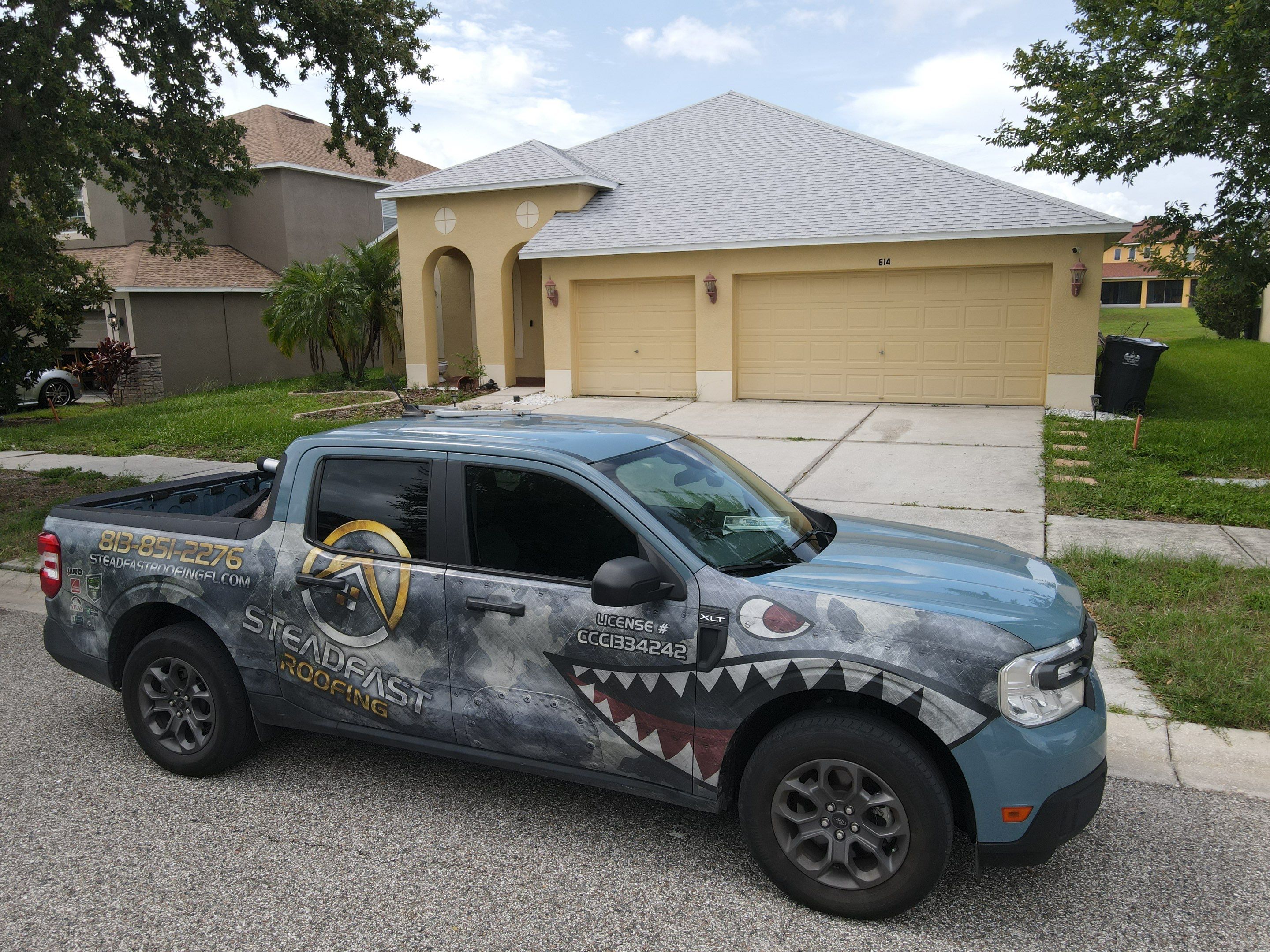 Roof Replacement in Ruskin, FL. by Steadfast Roofing