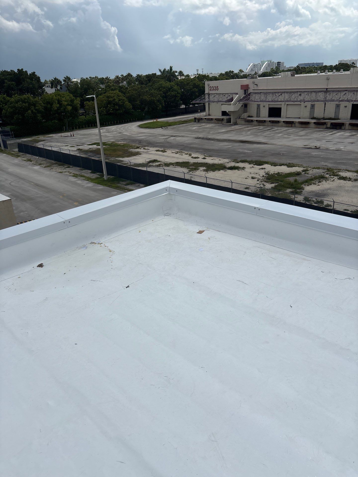 Commercial Flat Roof Replacement for Caribbean Catering in Doral by AJF ROOFING INC