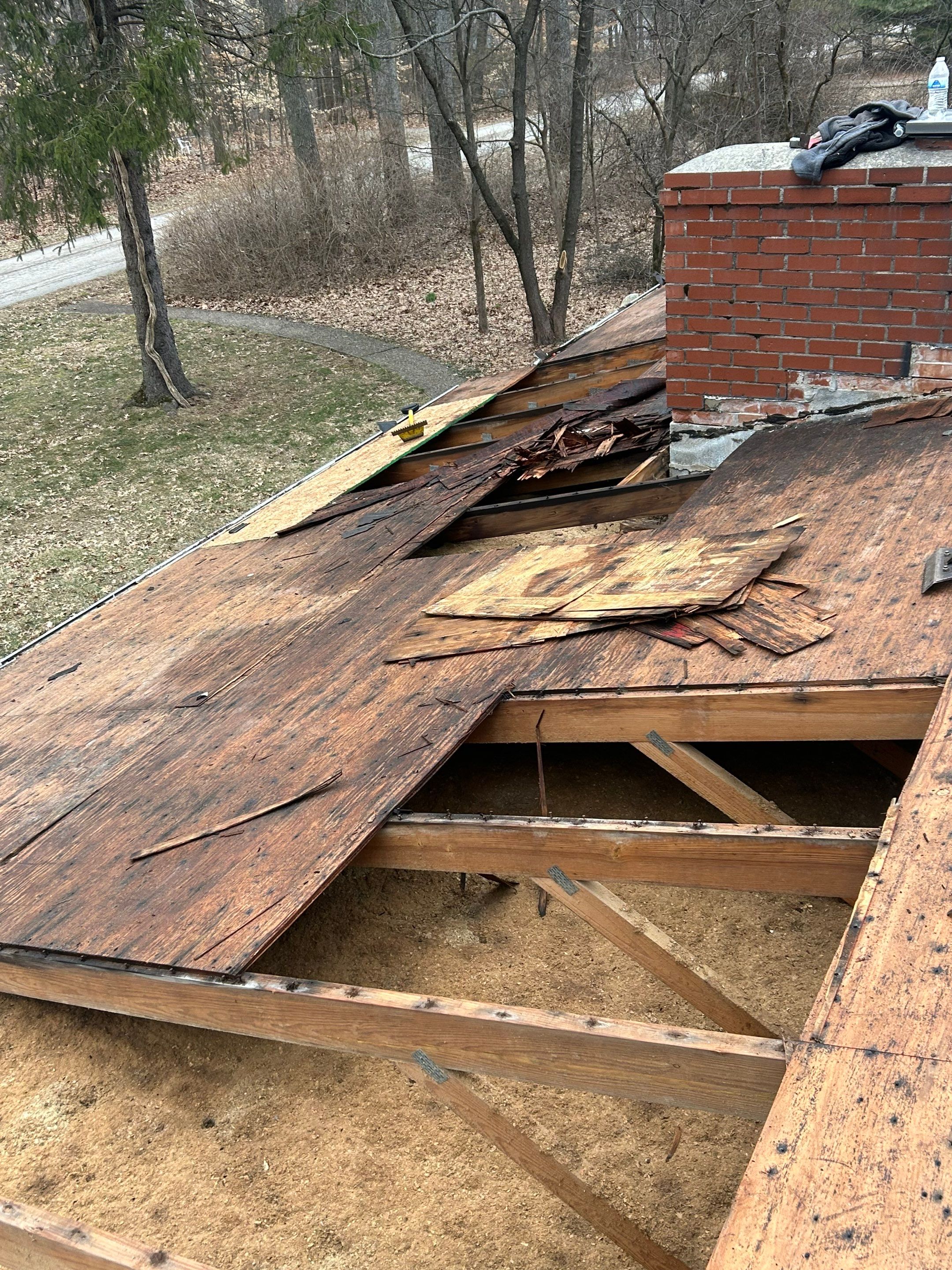 Residential Roofing Installation using Malarkey Vista AR Shingles (Black Oak) by Koontz Construction