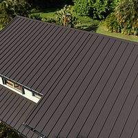 24ga 1.5" Snap-Lock Dark Bronze by Total Roofing System The Metal Roof Experts