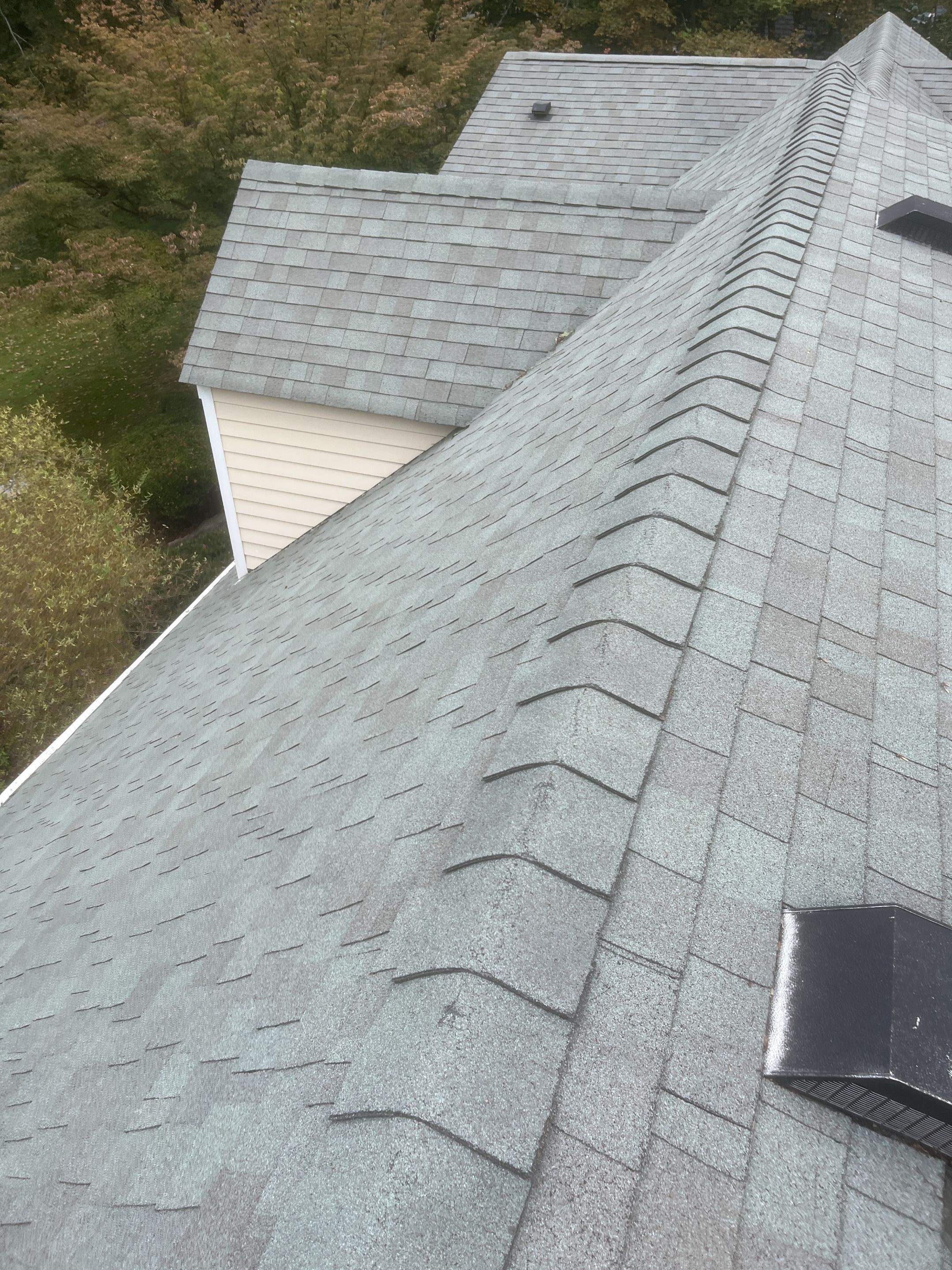 Residential Roofing Installation using Owens Corning TruDefinition Williamsburg gray by A Plus Exterior