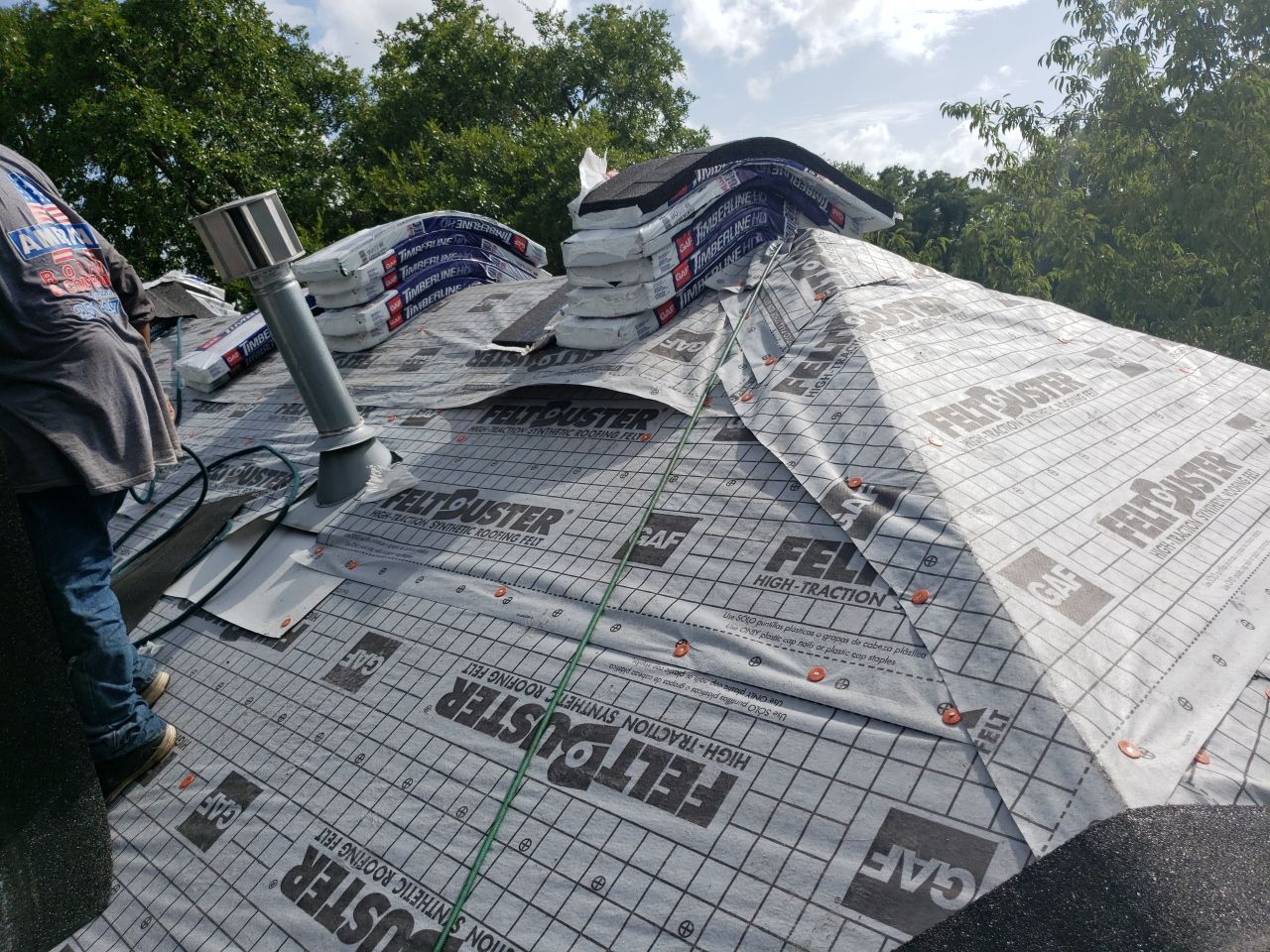 Residential Roofing Installation by American Roofing & Construction LLC
