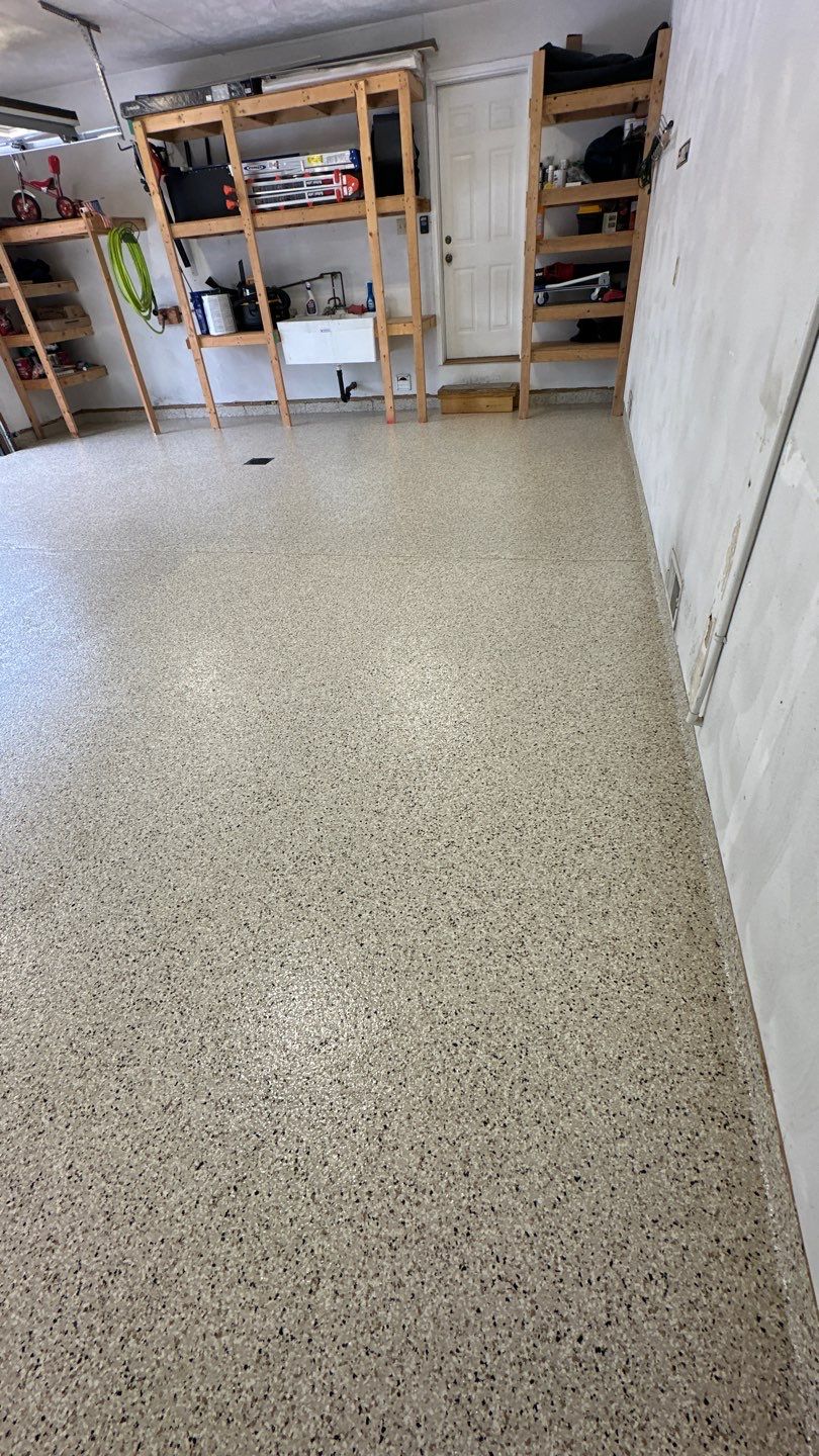 Garage Project in Weirton by Floors in a Day, Inc