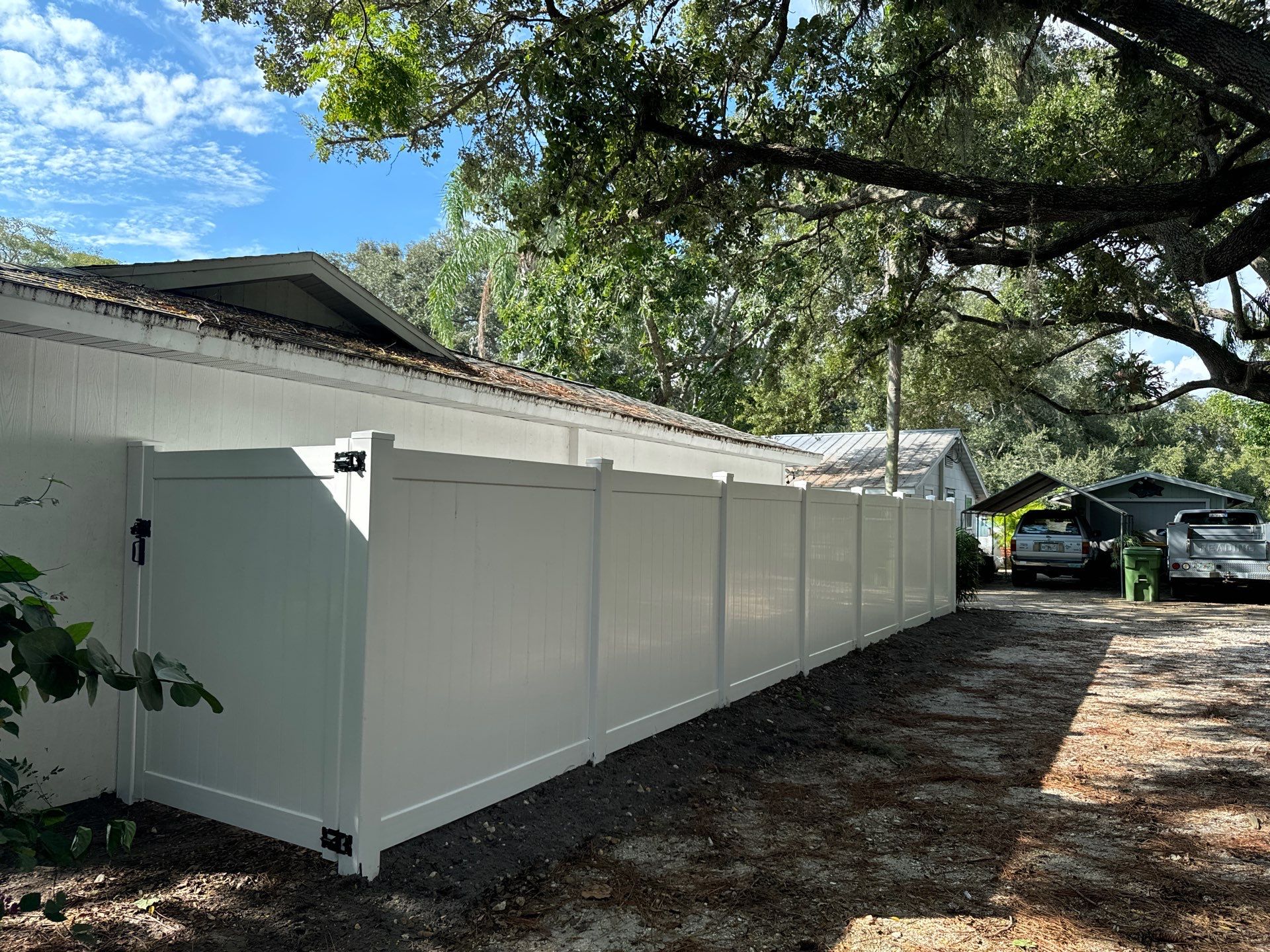 Vinyl Fence Installation using 6Ft White Vinyl Privacy Fence by Asap fence and gates, LLC