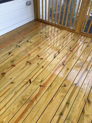 Deck using Wood Sealant
