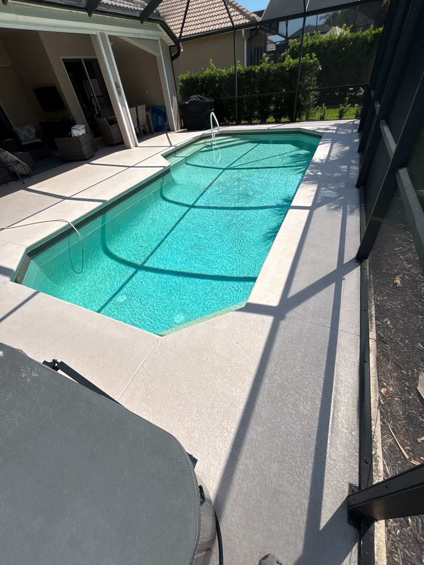 Porcelain Pool Deck - Colonial Country Club by Old Town Pavers Llc