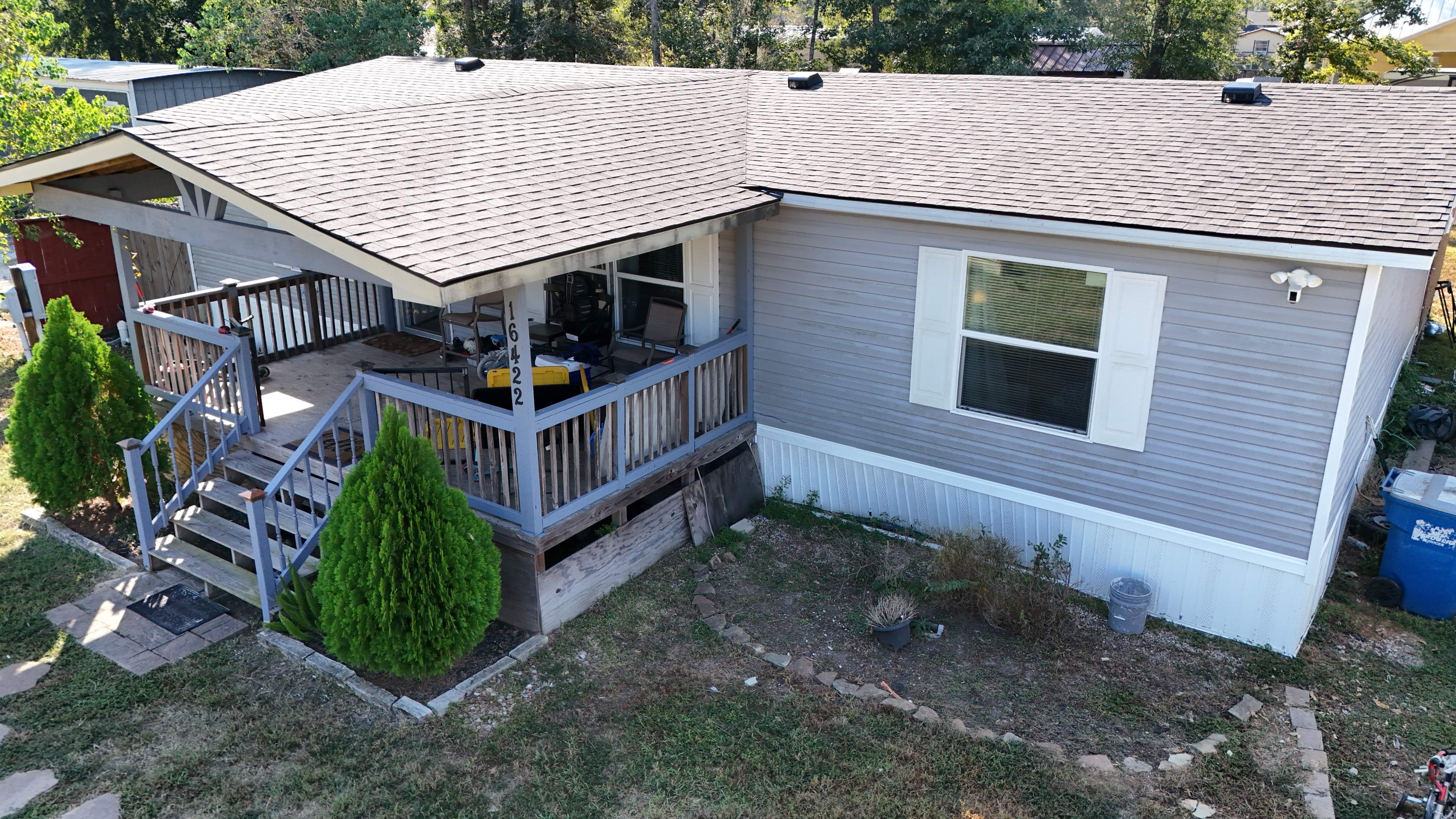 Roof Replacement with Deck Repairs & Flat-Roof Section — Conroe, TX by PL Roofing & SB Roofing, LLC.