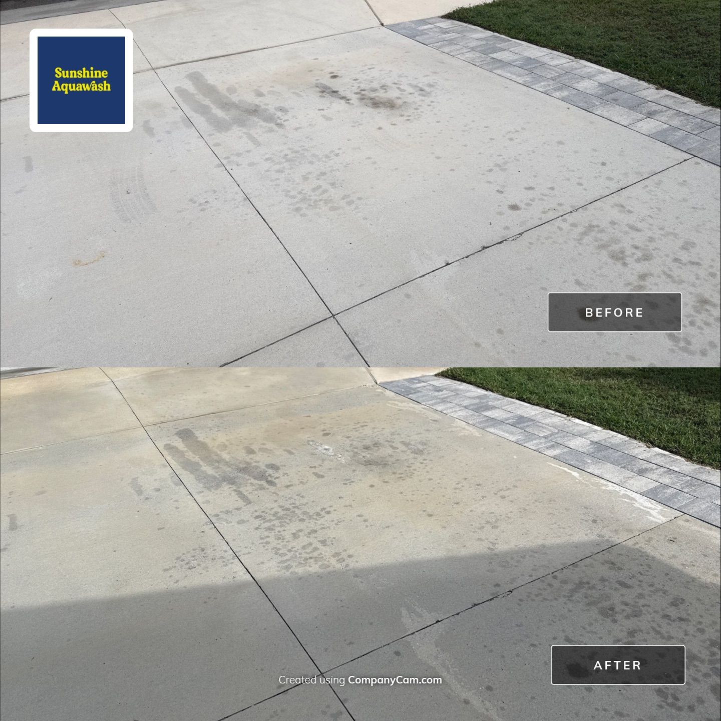 Concrete Oil Stain Removal – North River Ranch, Parrish, FL by Sunshine AquaWash