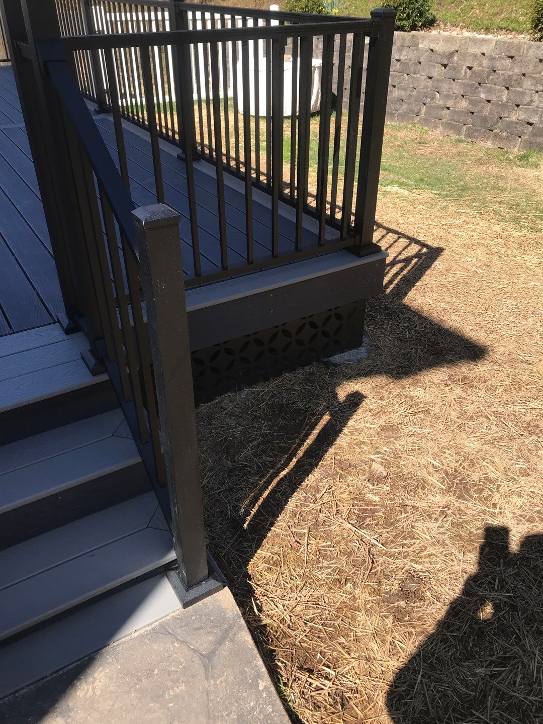 Deck Installation using Trex Decking and Railing  by Secure Construction Company Inc
