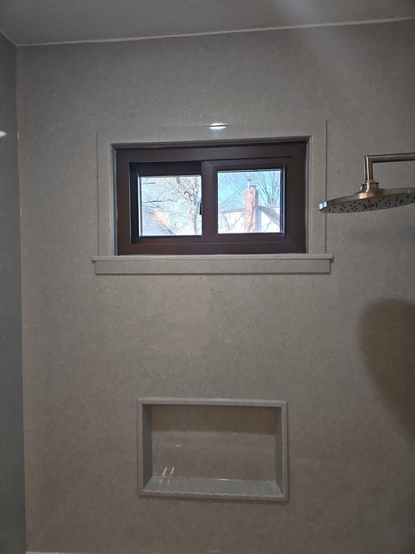 Bathroom Remodel using Onyx by The Shower Company