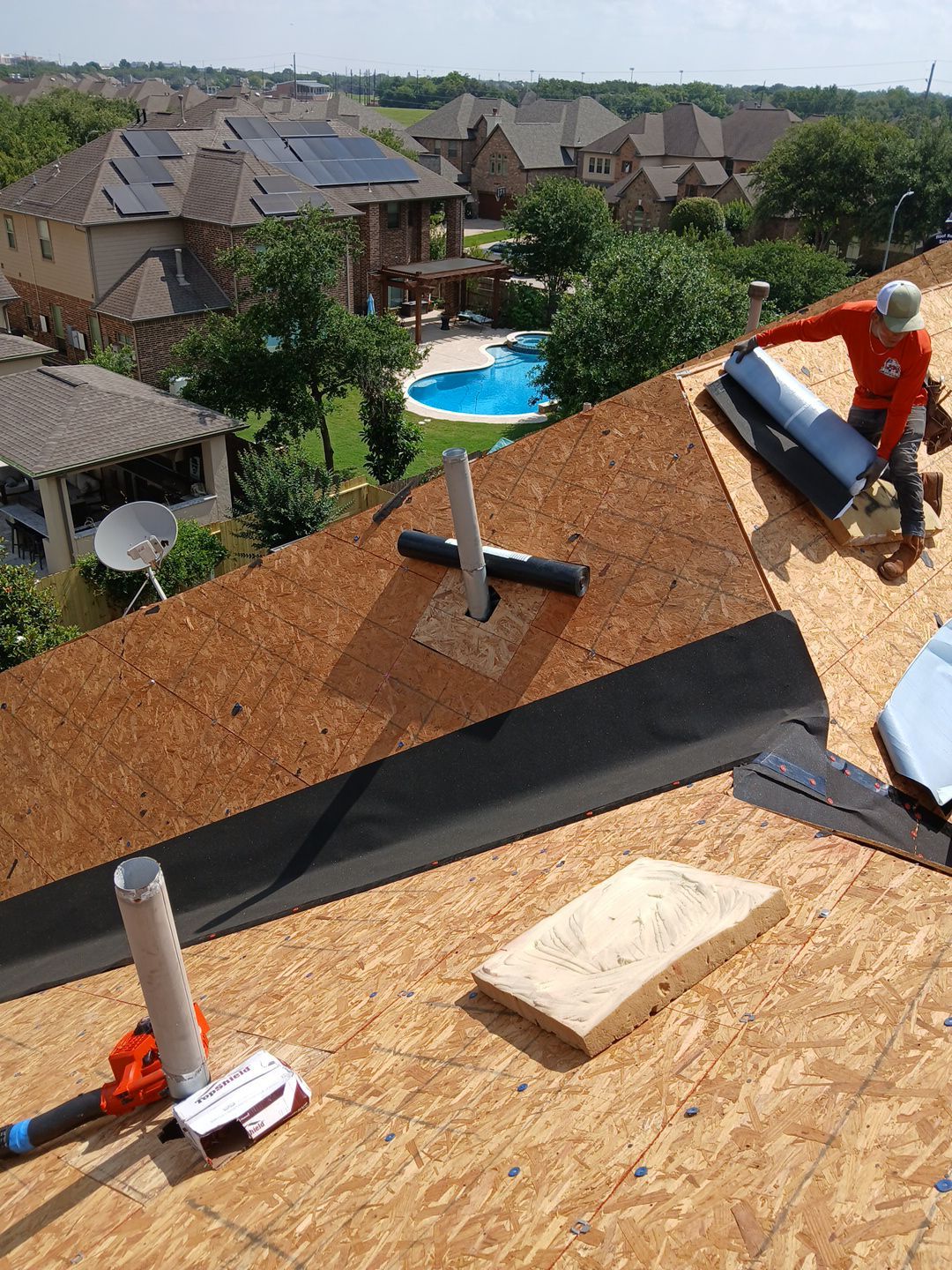 Residential Roofing Repair using Owen's Corning Duration (Lifetime) Shingles by Roof Repair Services LLC