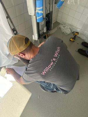 Restroom Amenity Upgrades and Changing Station Installation in Concord