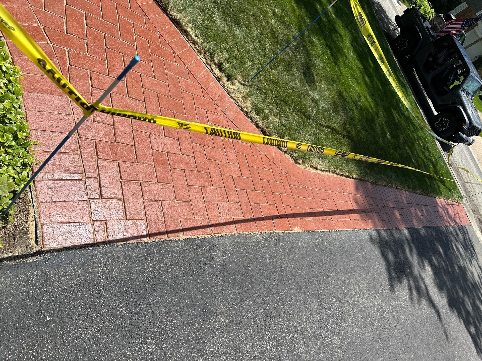 Brick Paver cleaning, sanding, seal by Northern Power Washing LLC.