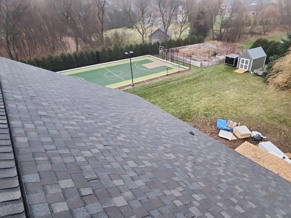 Residential Roof Replacement with GAF HDZ Shingles in Sheboygan, WI by Gellings Roofing and Siding LLC