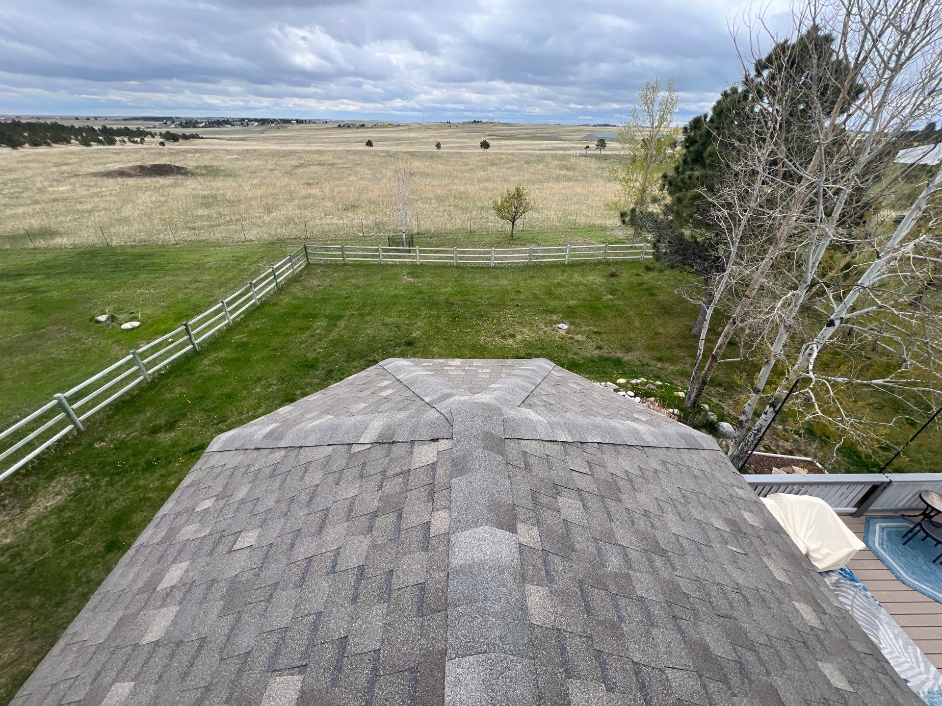 Residential Roofing Installation using Atlas Pinnacle Impact Weathered Wood by Blue Peaks Roofing LLC 