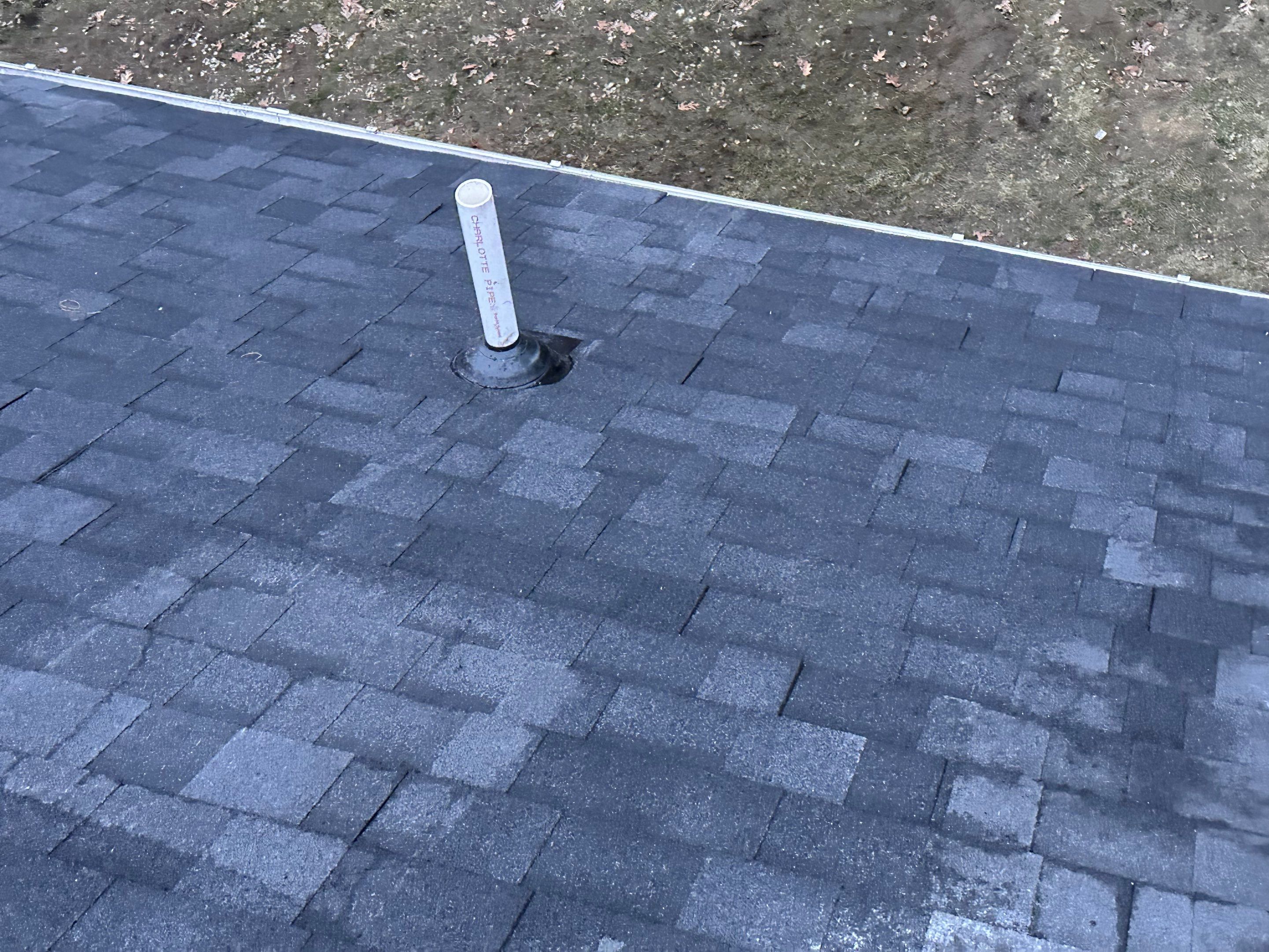 Project in Barrington, NH by Tall pine roofing