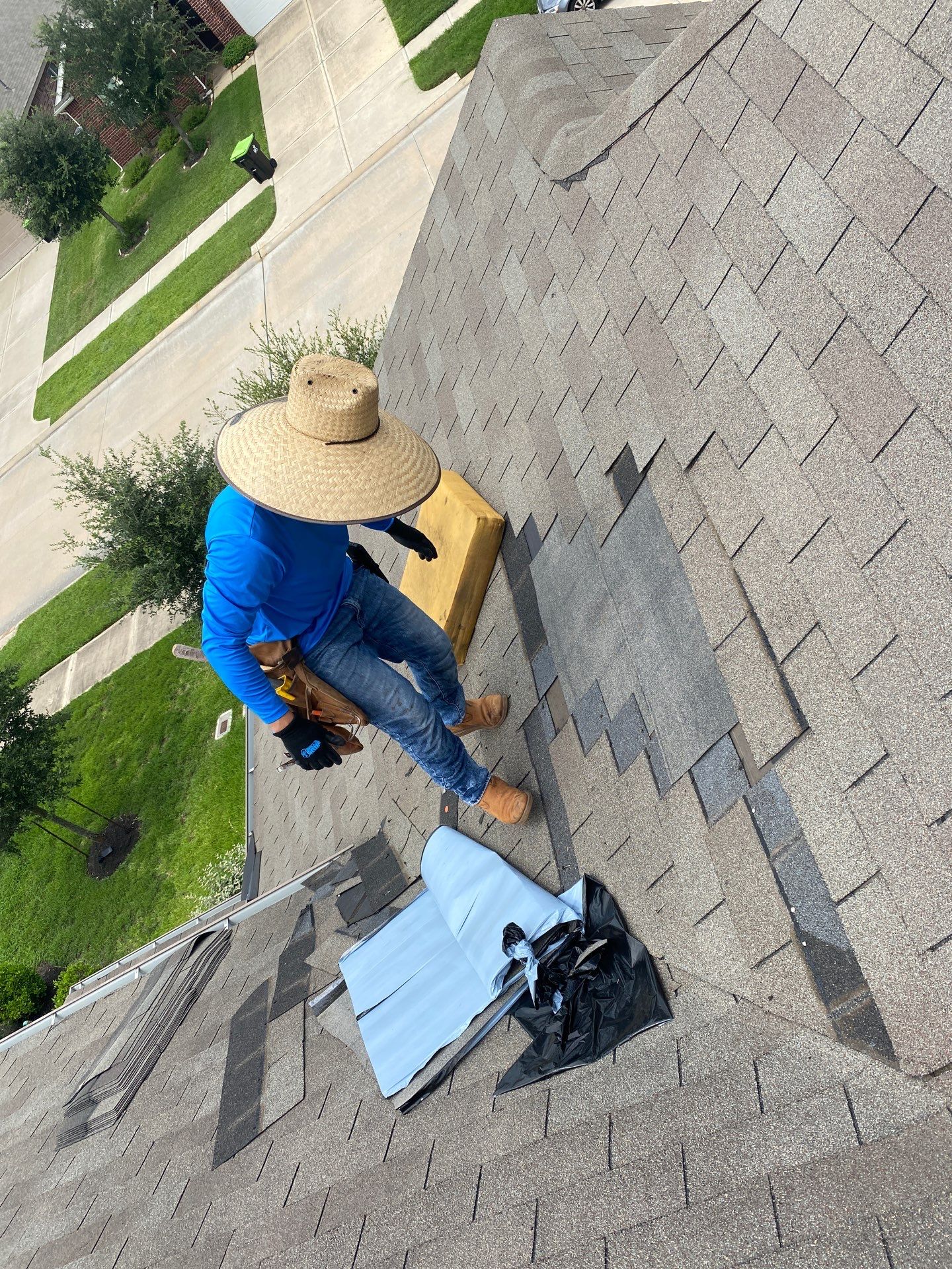 Residential Roofing Repair using Owen's Corning Duration (Lifetime) Shingles by Roof Repair Company