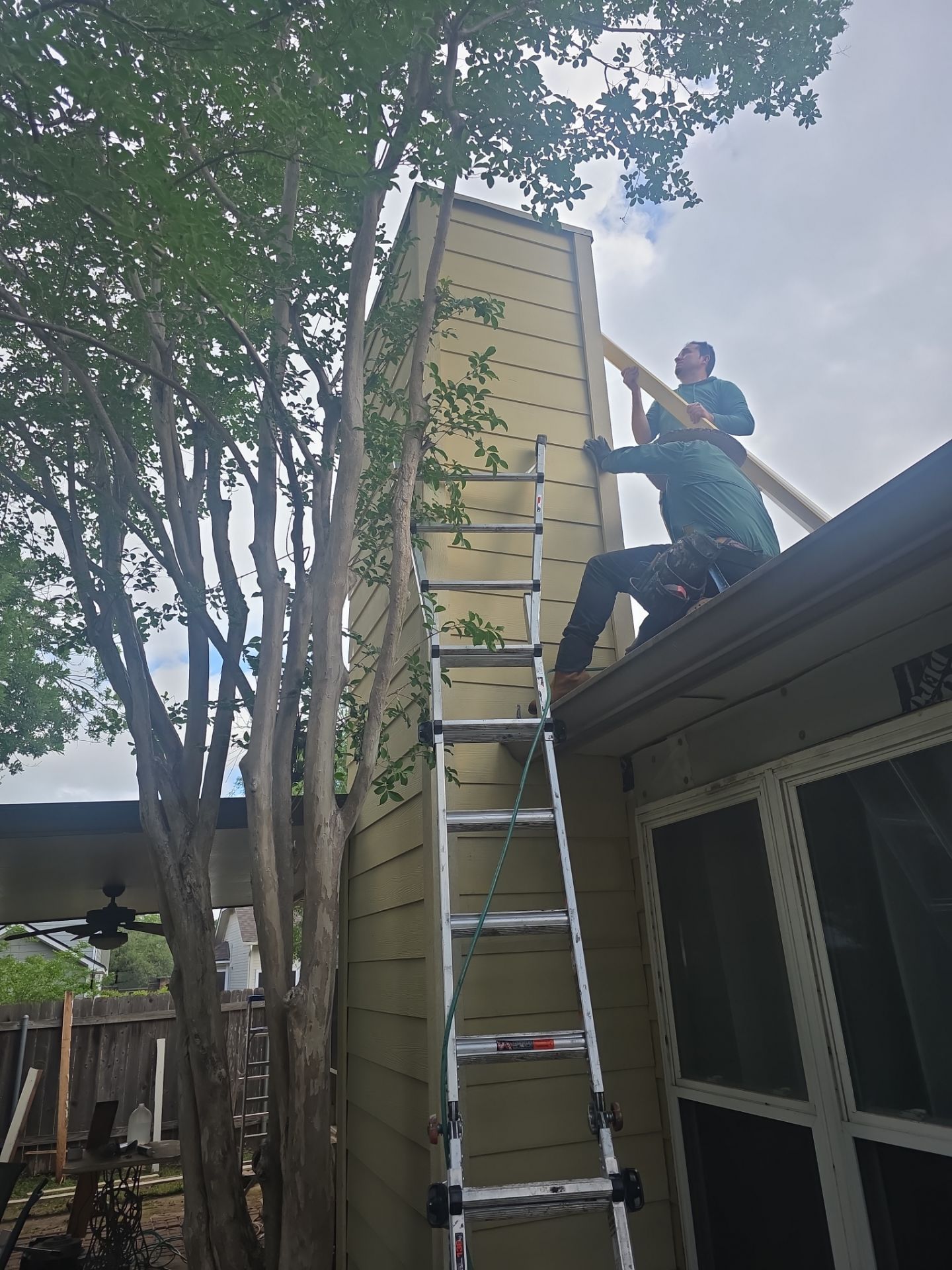 Siding project in Cedar Park, TX by REPS Austin Area Roofer