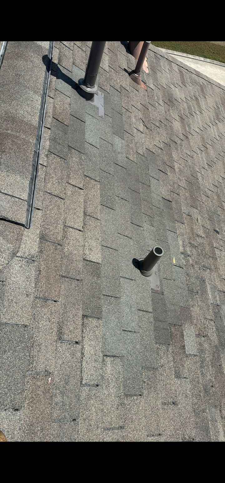 Hail Damage using Owen's Corning Duration (Lifetime) Shingles by Roof Repair Company
