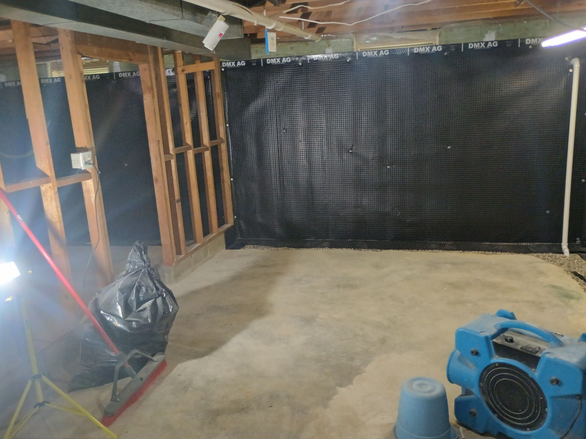 Interior Drain Tile & Wall Drainage in Southwest Minneapolis by Waterproofing Northeast