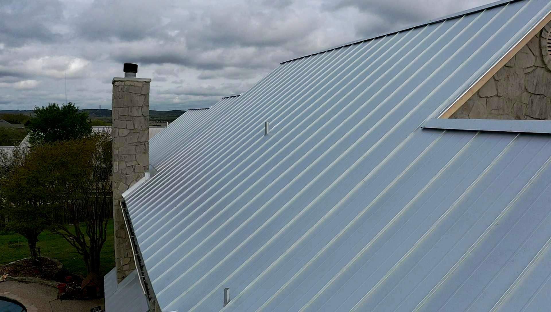 Residential Metal Roof Installation using McElroy Metal by Premier Roofing and Contracting