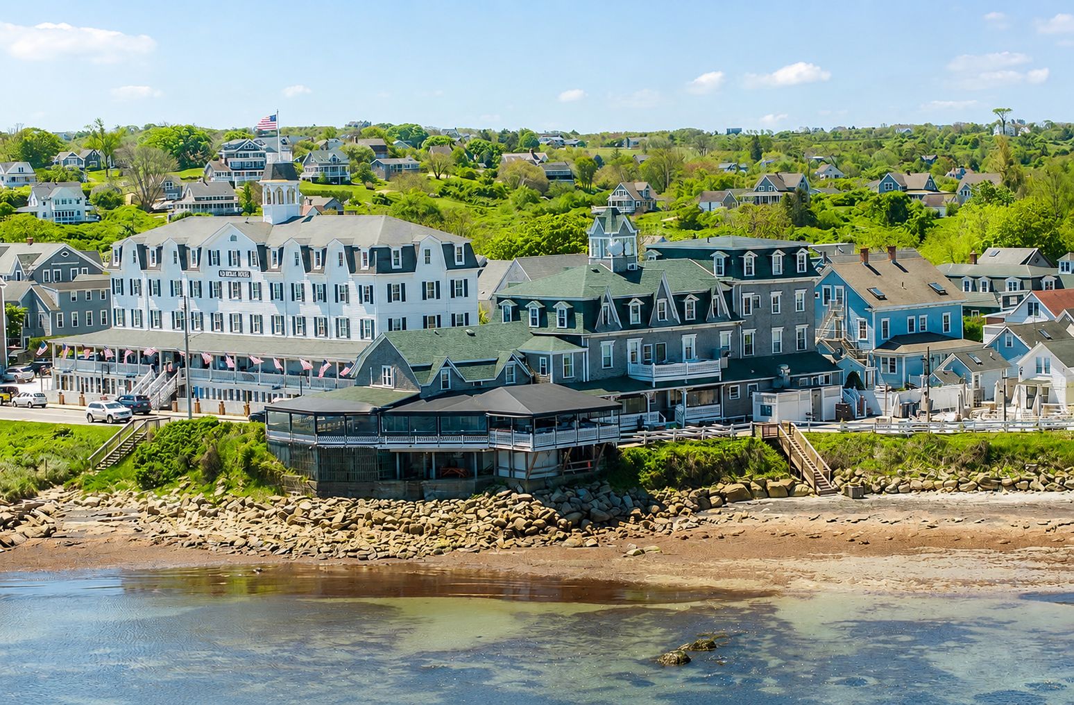 Block Island Beach House Hotel (The Surf) - Roof Restoration by Rinaldi Brothers