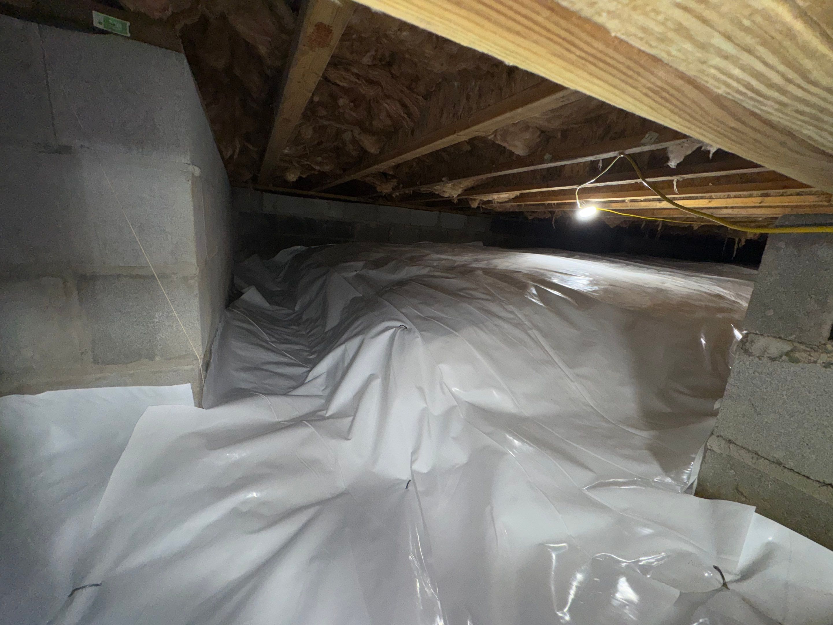 Project in Franklin by Patriot Crawl Space Repairs