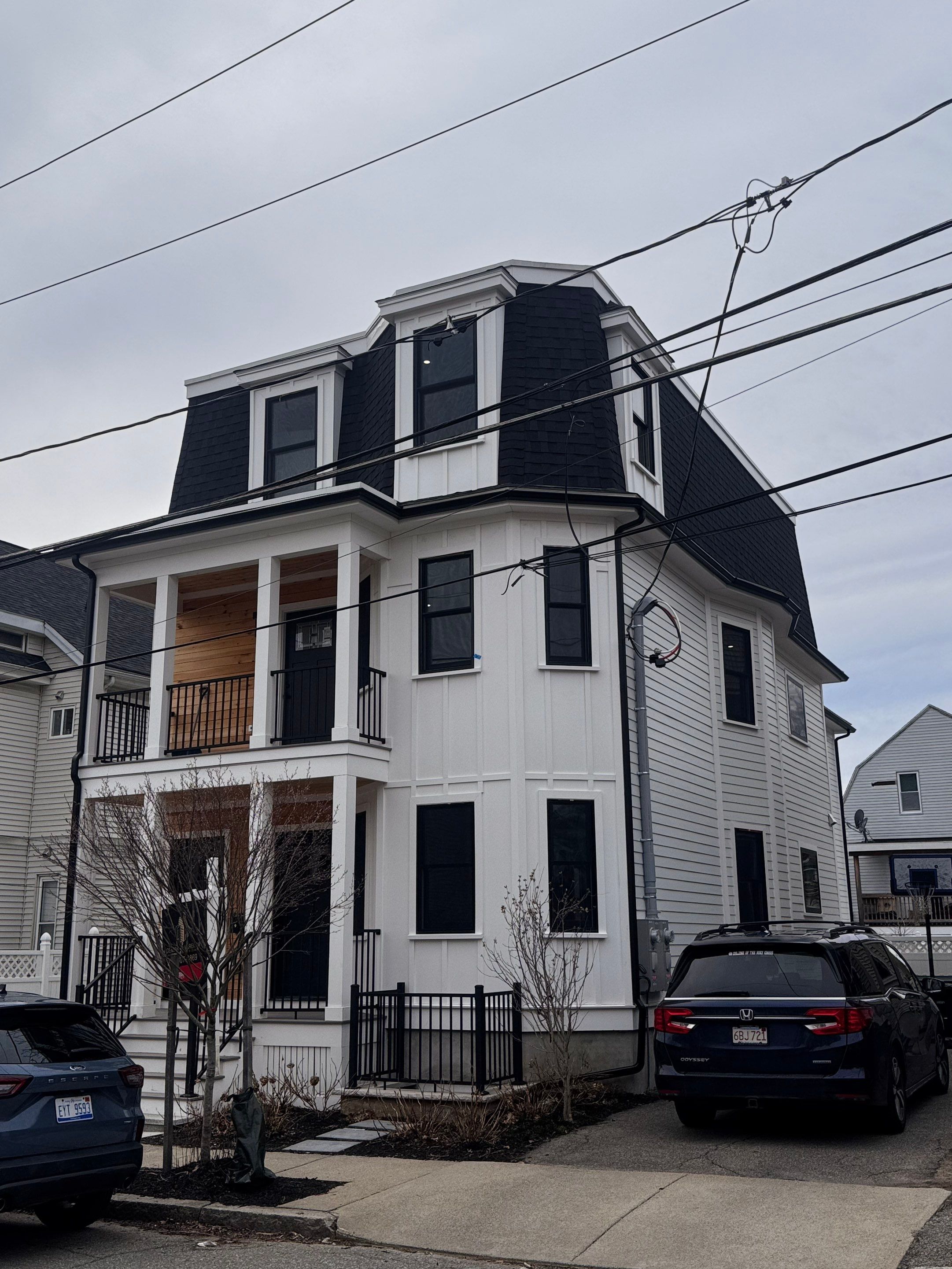Black Gutter Installation by JOHNNYS PRO