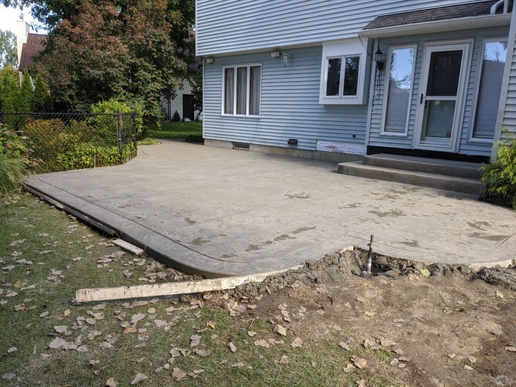 Stamped Concrete by Ivy Lea Construction