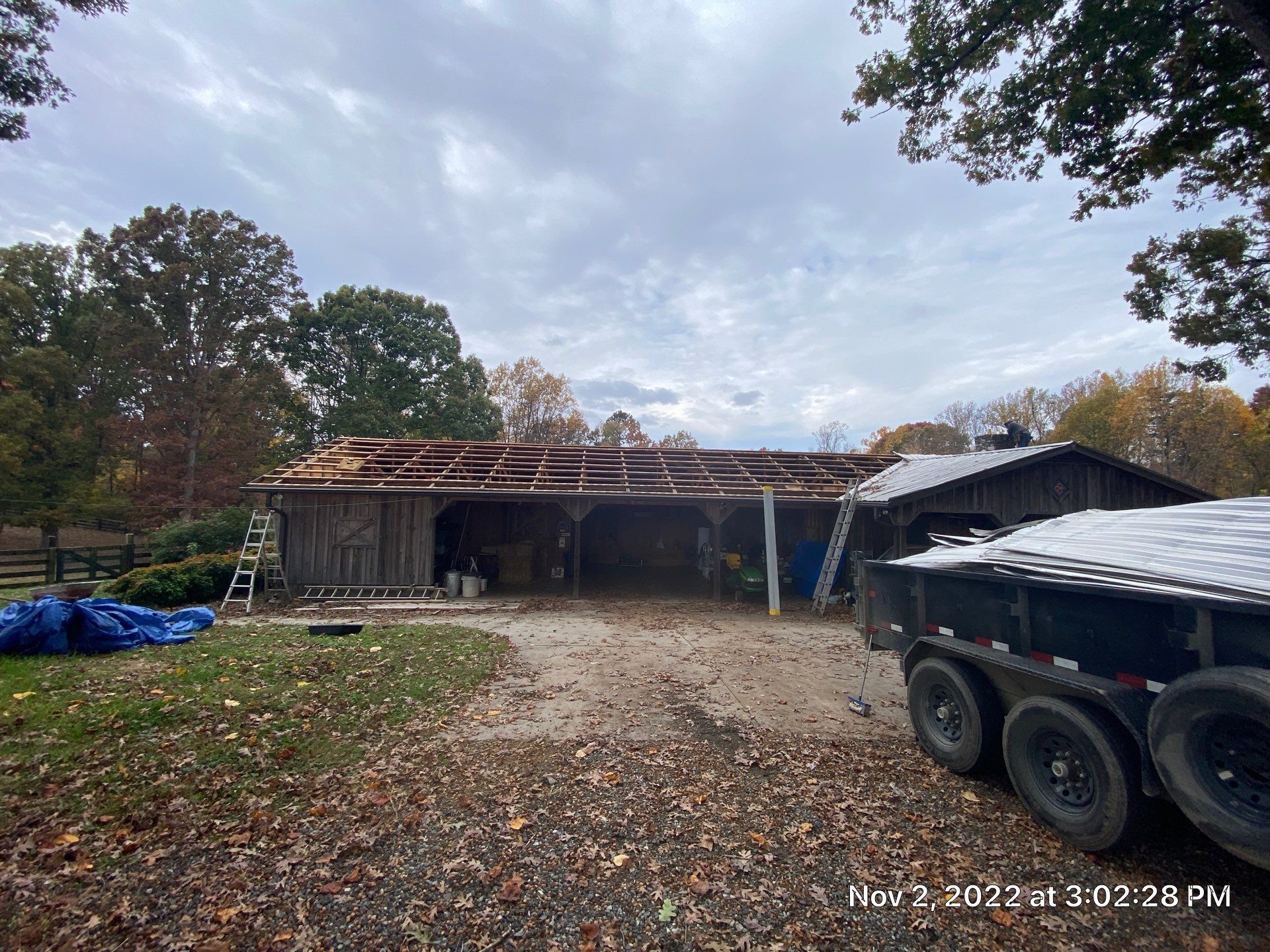Beautiful Standing Seam Metal Roof by Just In Time Roofing and Restoration