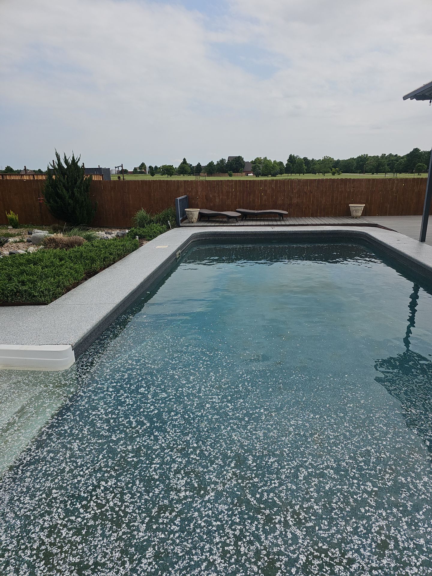 Patio & Pool Deck Coating using Slate Stone by Copperhead Coatings