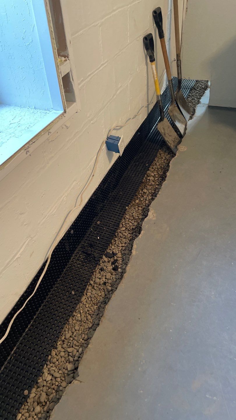 Basement Waterproofing for Kristi & Danny in St. Paul by Waterproofing Northeast