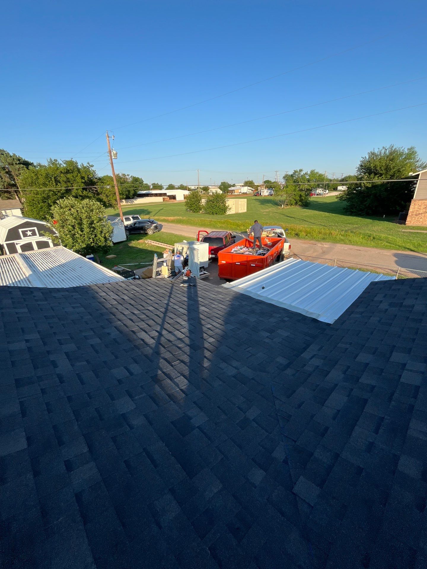 Reroof with Full Redeck by Berry Good Roofing 