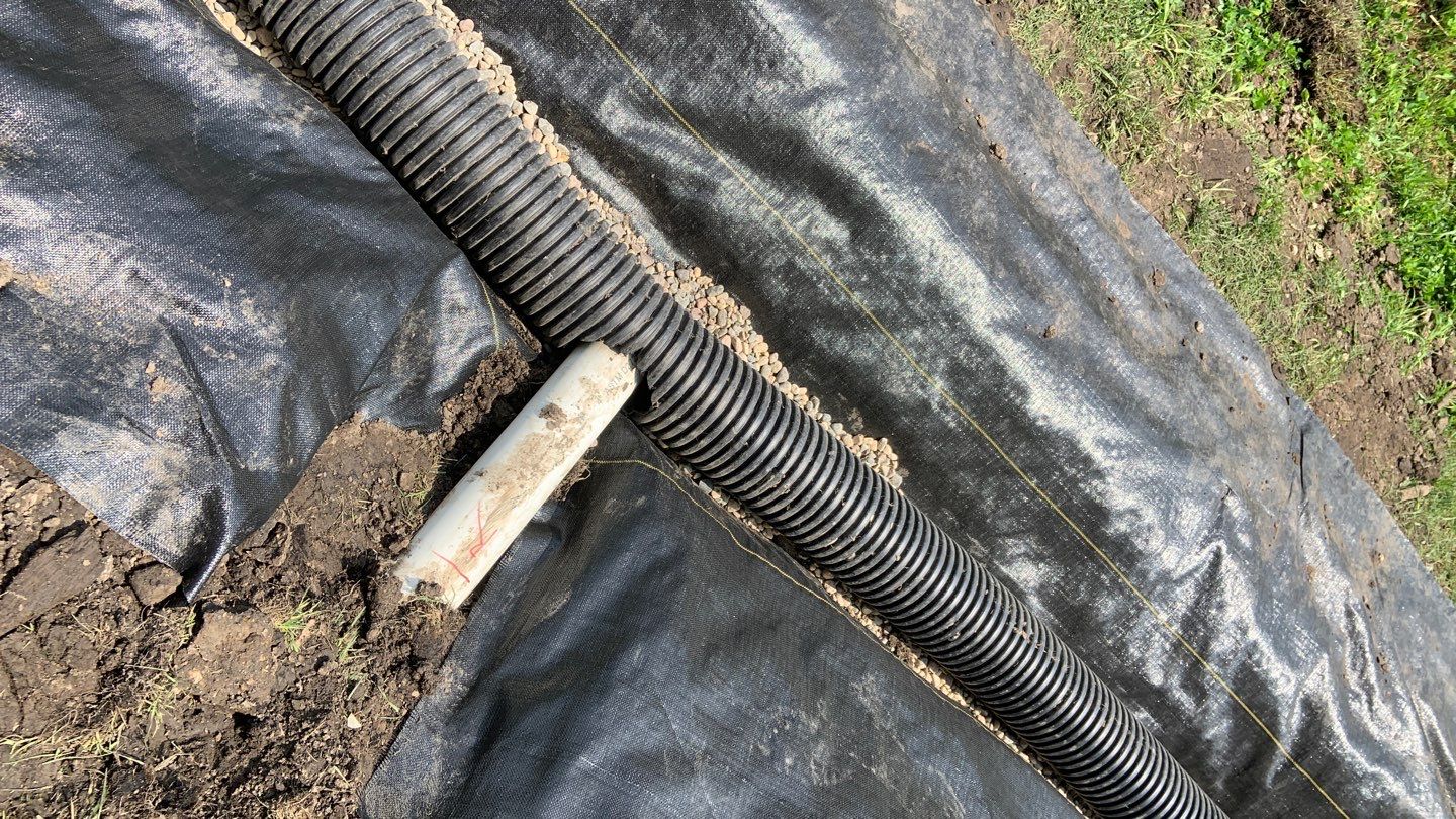 French Drain Installation – Fridley Dollar Tree by Waterproofing Northeast
