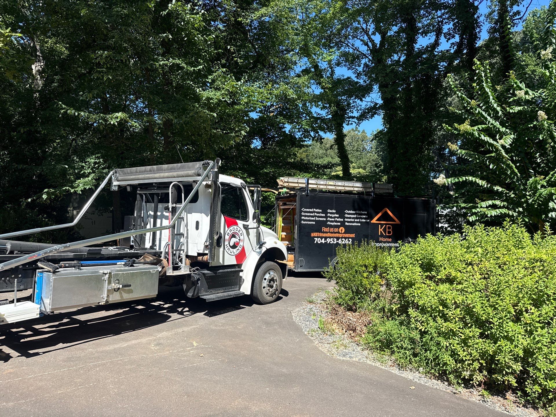 Project in Waxhaw by Badger Hauling