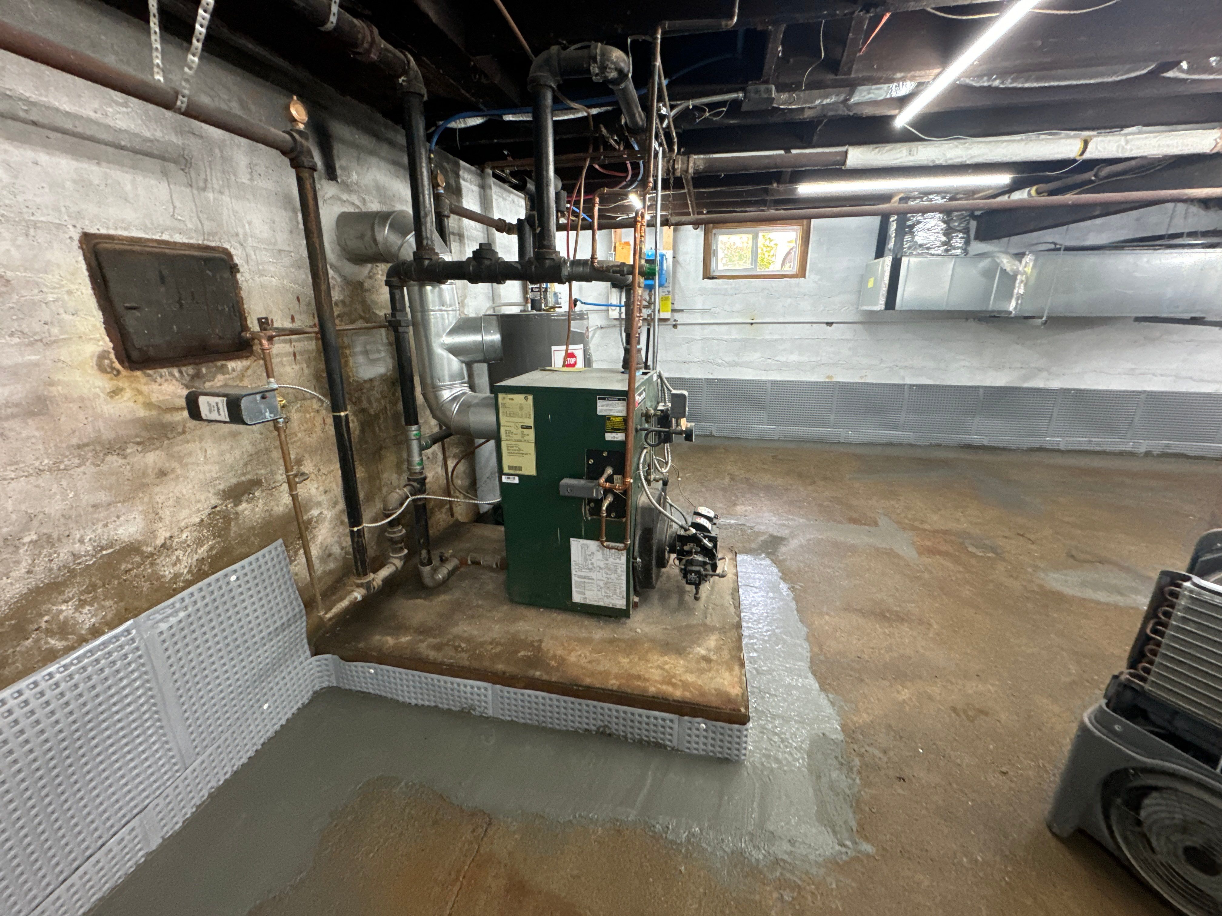 Interior French Drain Boonton NJ by Pure Service Pro, LLC 