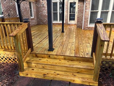 Deck using Wood Sealant