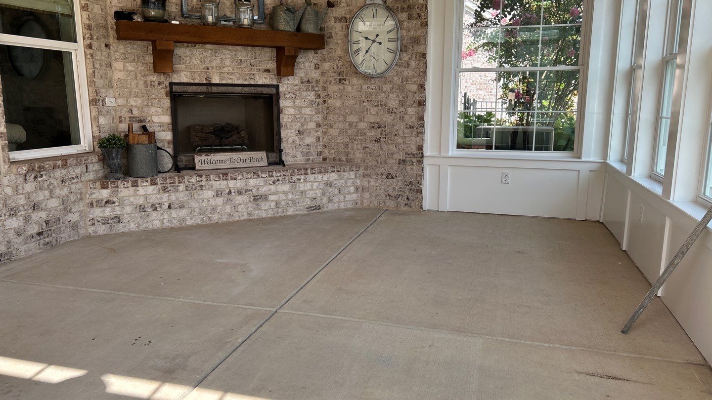 Travertine tile four season room by Footprints Floors of Nashville