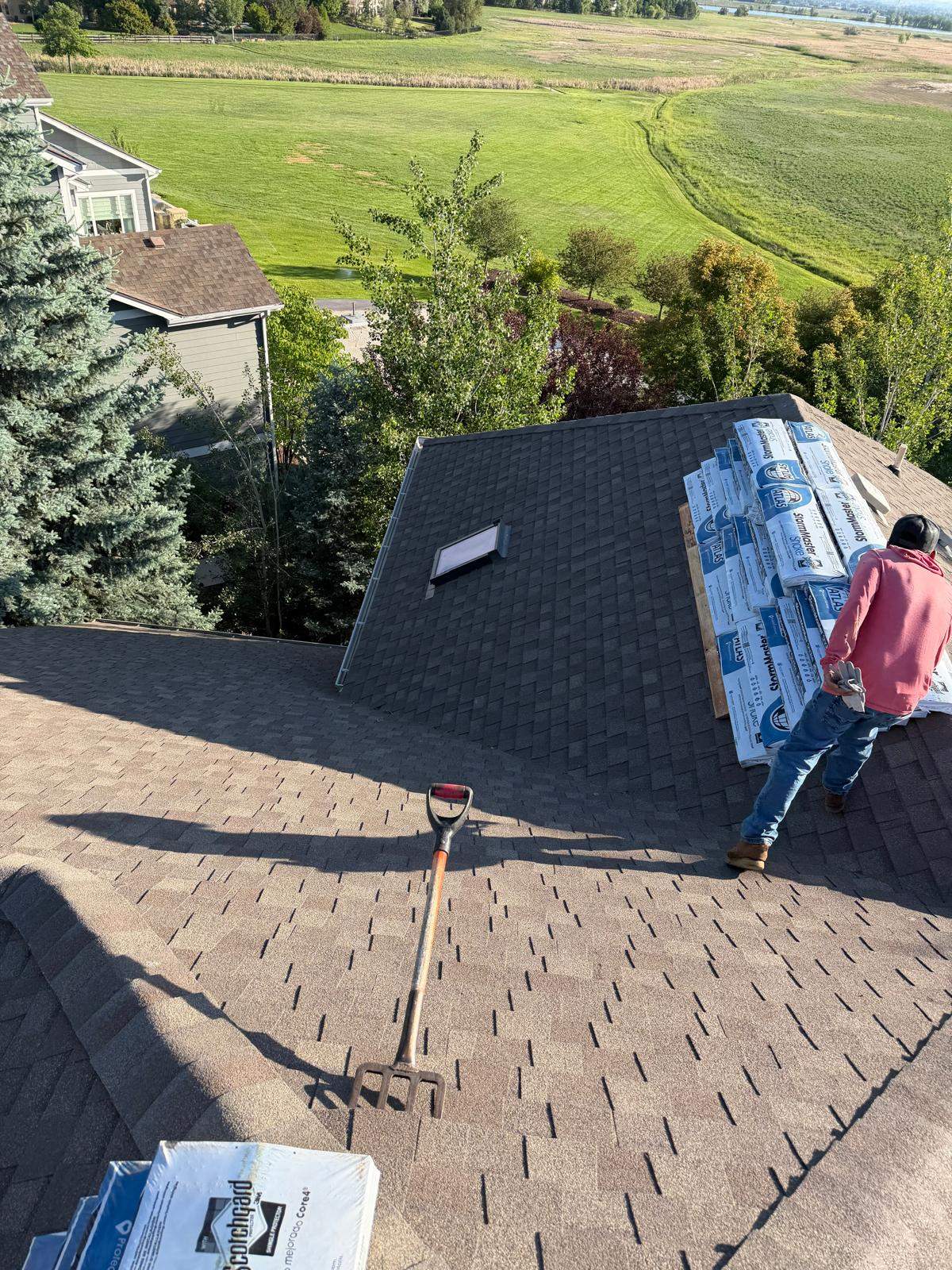 Full Hail Damage Roof Restoration in Fort Collins with Architectural Shingles by Sorensen Roofing & Restoration