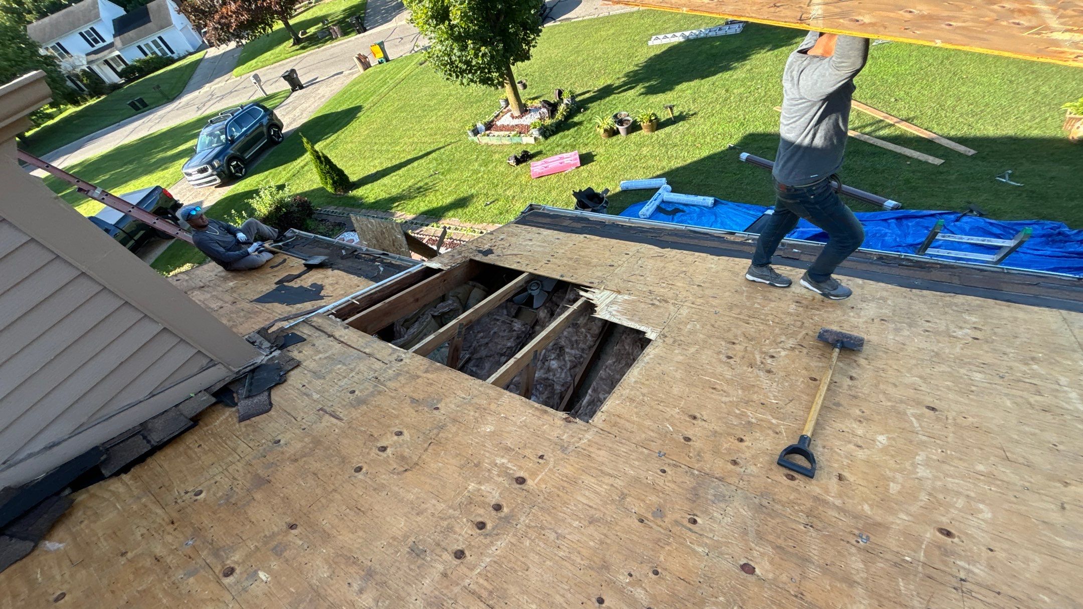 Roof Replacement using CertainTeed Landmark by 180 Contractors