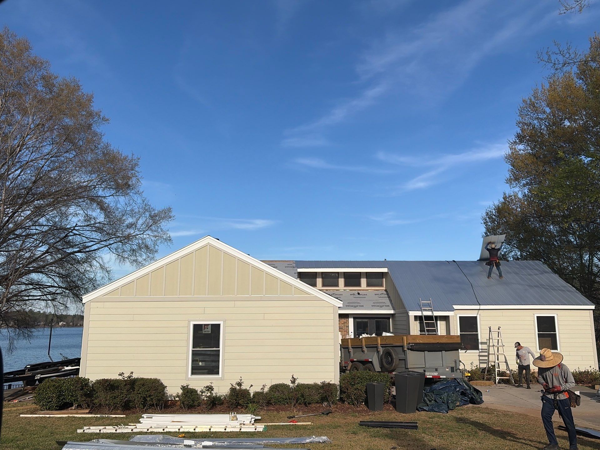 Metal Roof Replacement in Seneca, SC | Lake Keowee | 26-Gauge Galvalume Apex Panel by Roofers LLC