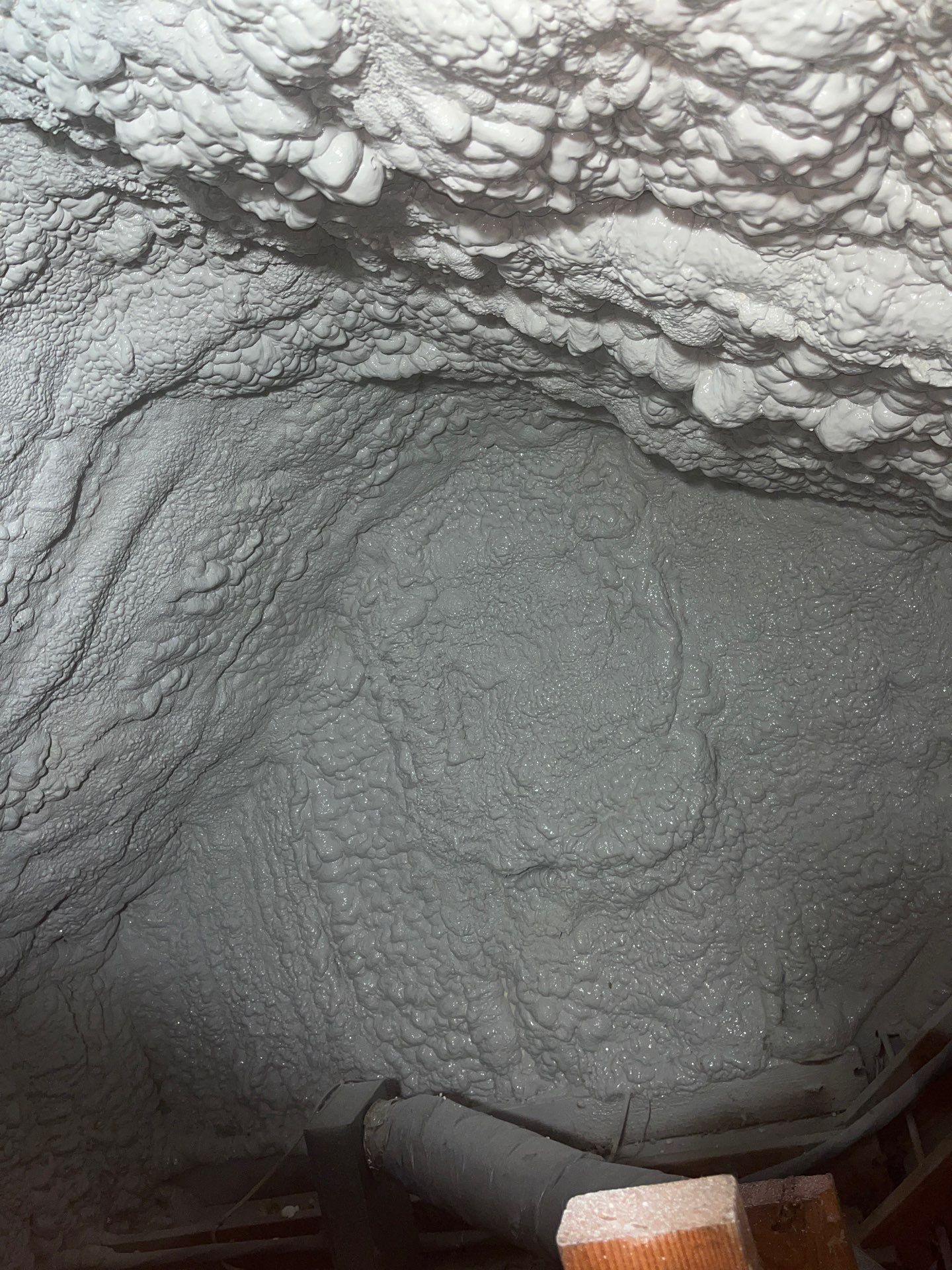 Attic Insulation using open cell spray foam by NYS Foam & Energy