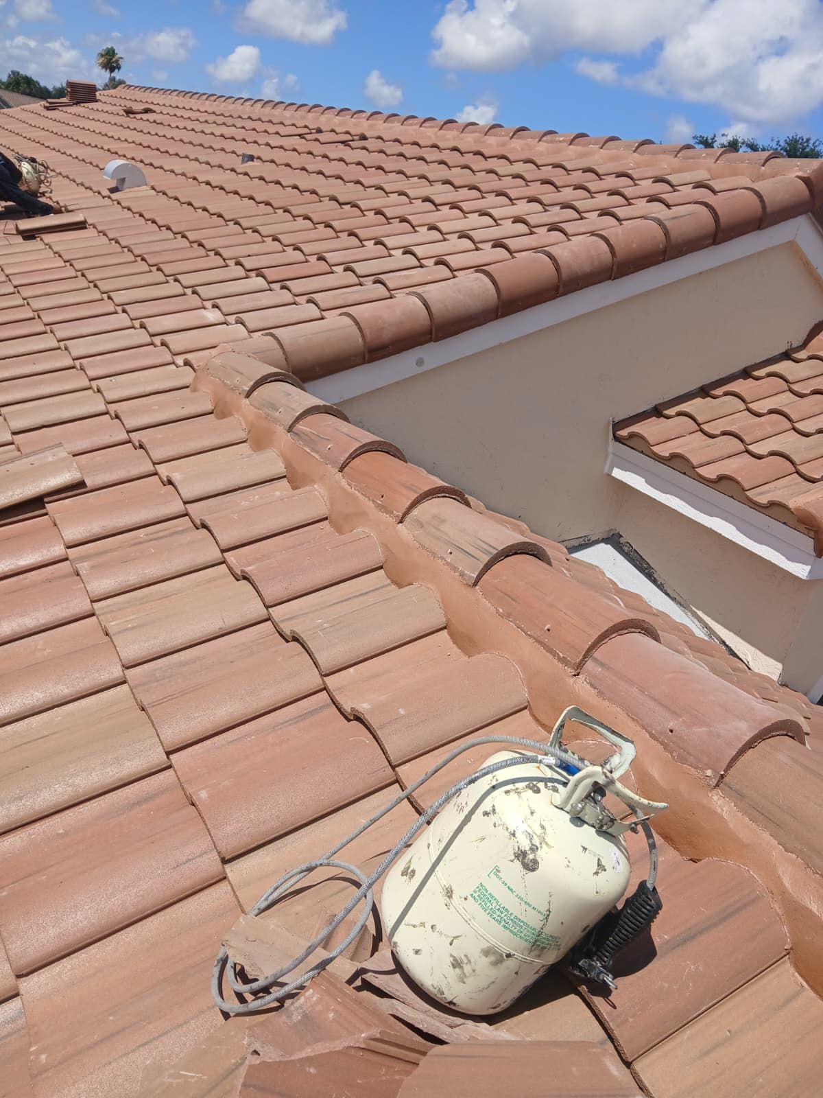 New Barrel Tile Roof Installation and Decking Repair in Boynton Beach by Aastro Roofing