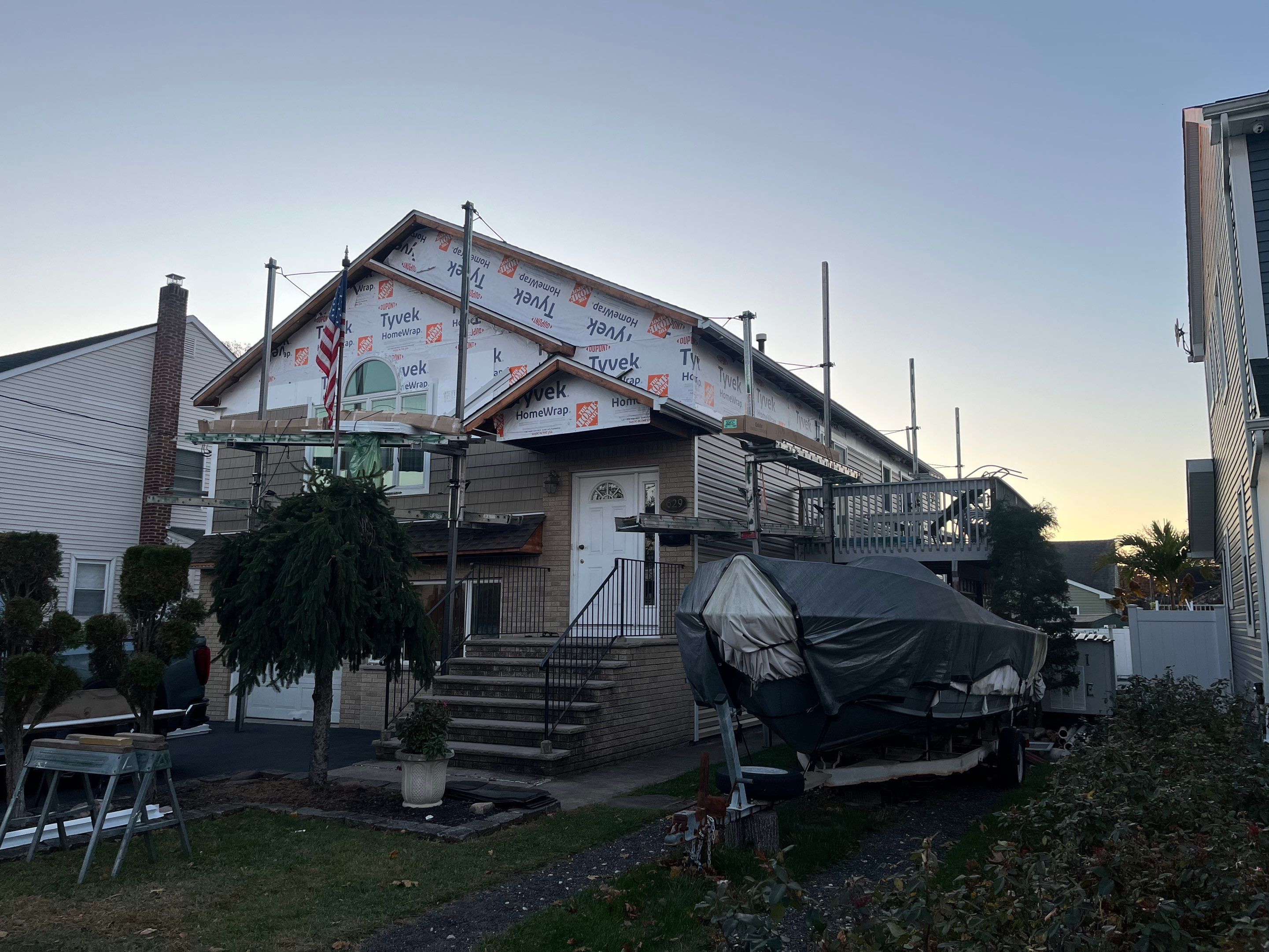 Full Exterior Remodel Project in Kenilworth, NJ by All State Home Improvement Inc.