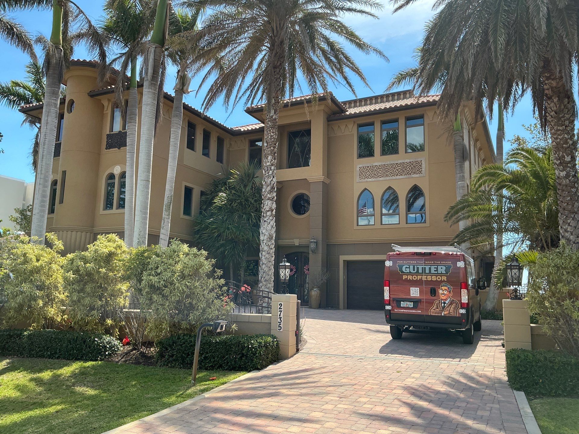 Bronze Gutters in Longboat Key FL by Gutter Professors