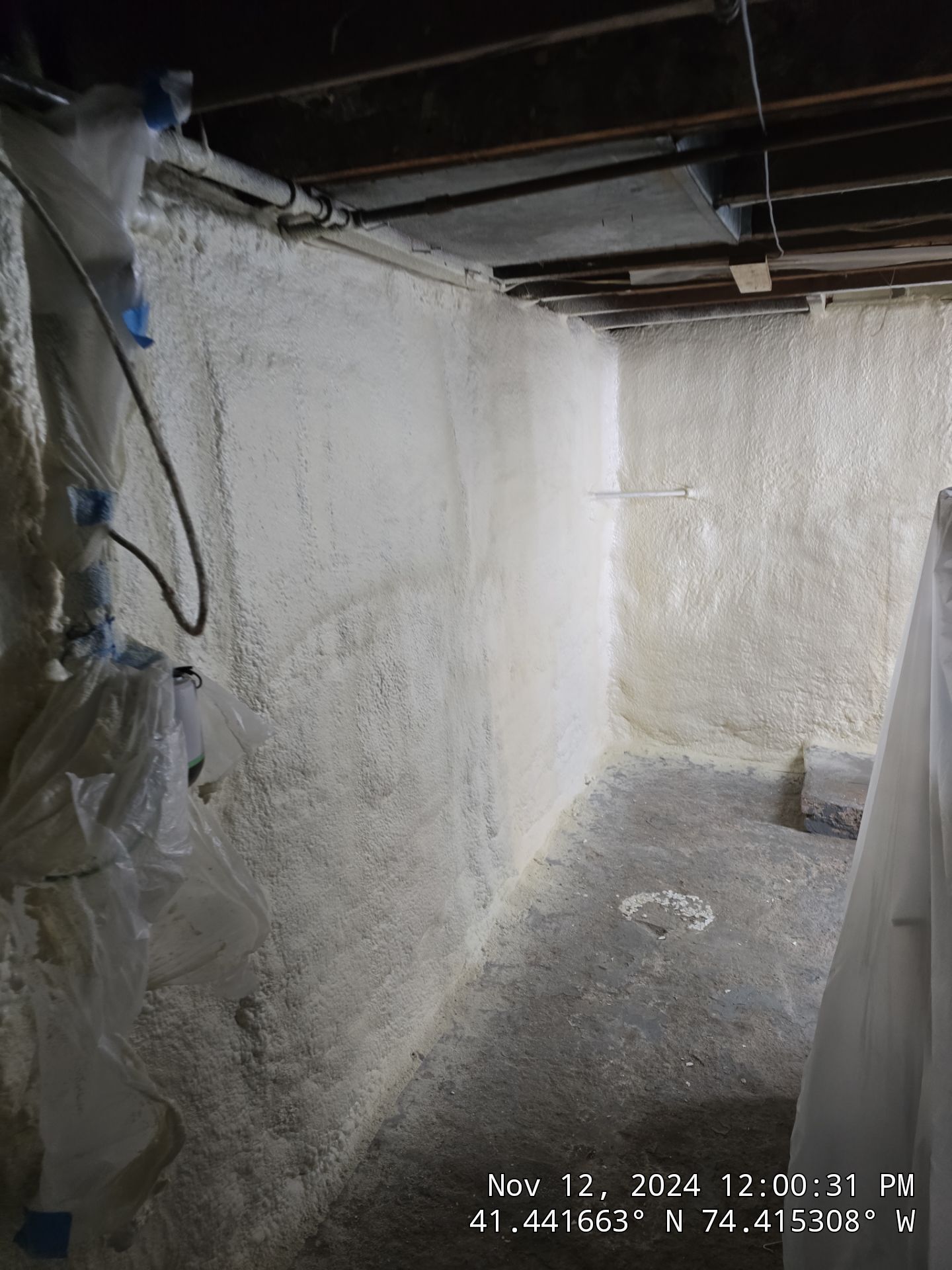 Attic Insulation using open cell spray foam by NYS Foam & Energy
