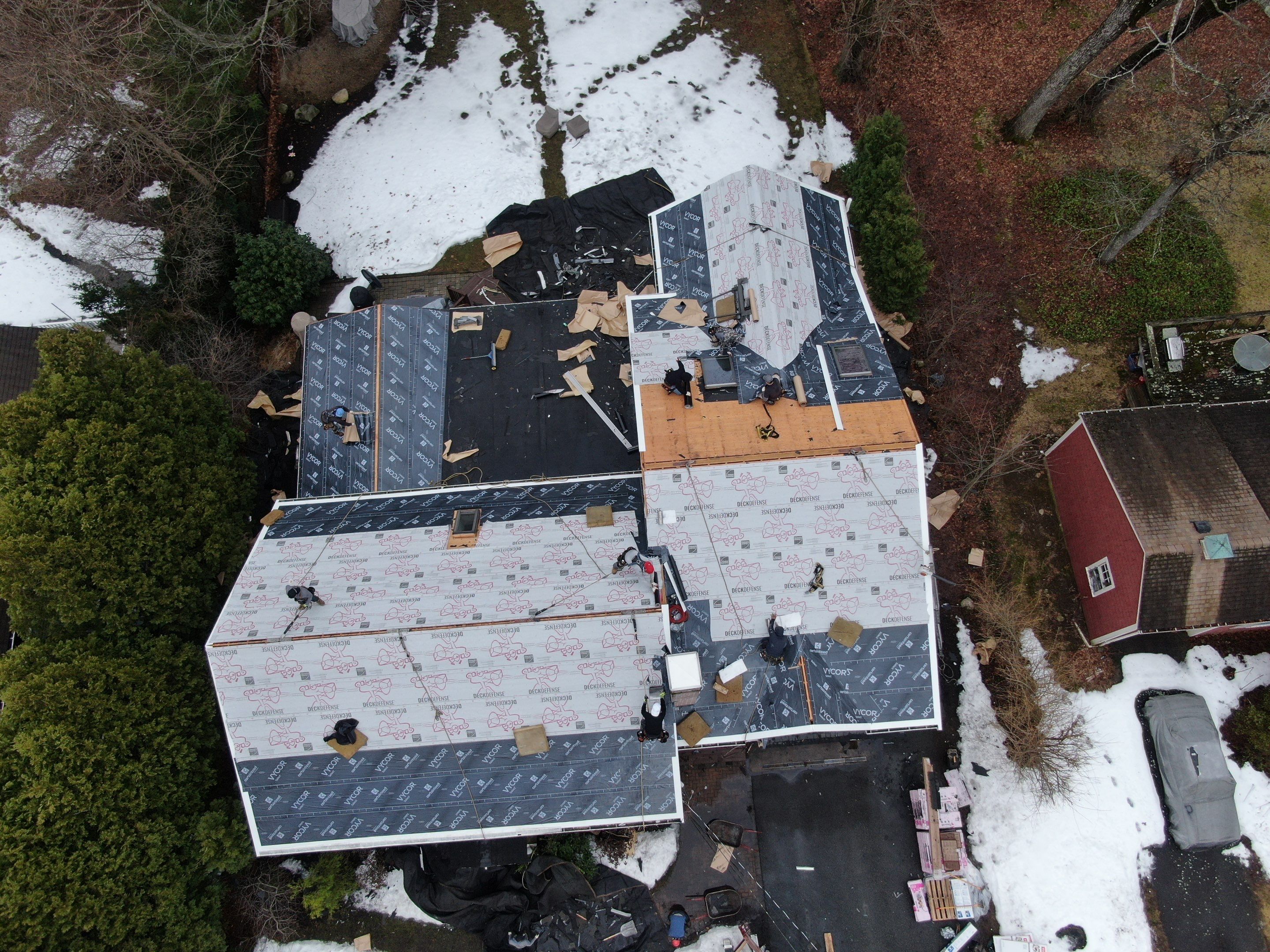 lFull Roof Replacement + Emergency Ice Dam Removal — Lexington, MA by Mighty Dog Roofing of Greater Middlesex County